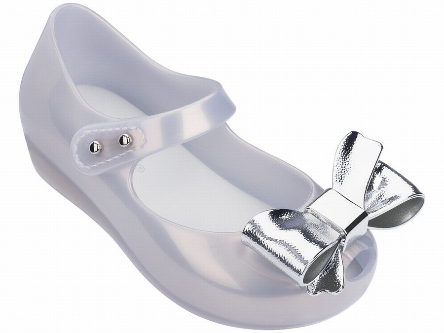 Bailarinas Mini Melissa Ultragirl Dream Bow Bebe - Hielo - Argentina DFP-713098